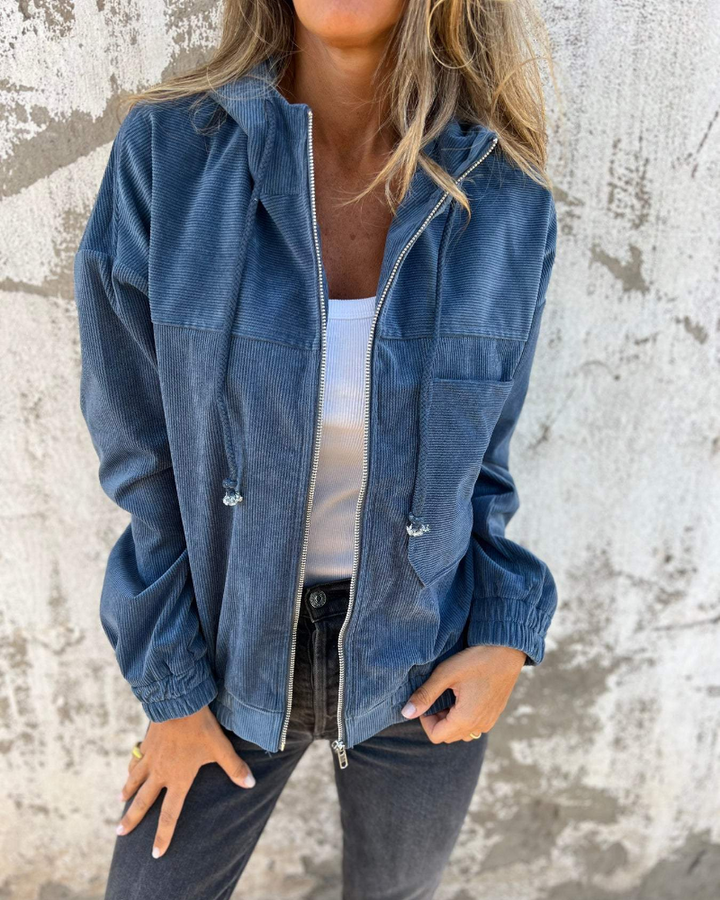Adrienne – Retro Hooded Jacket