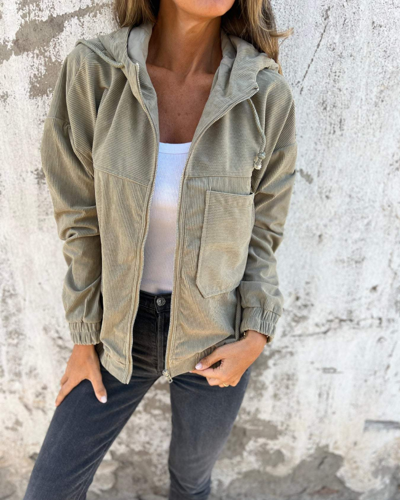 Adrienne – Retro Hooded Jacket