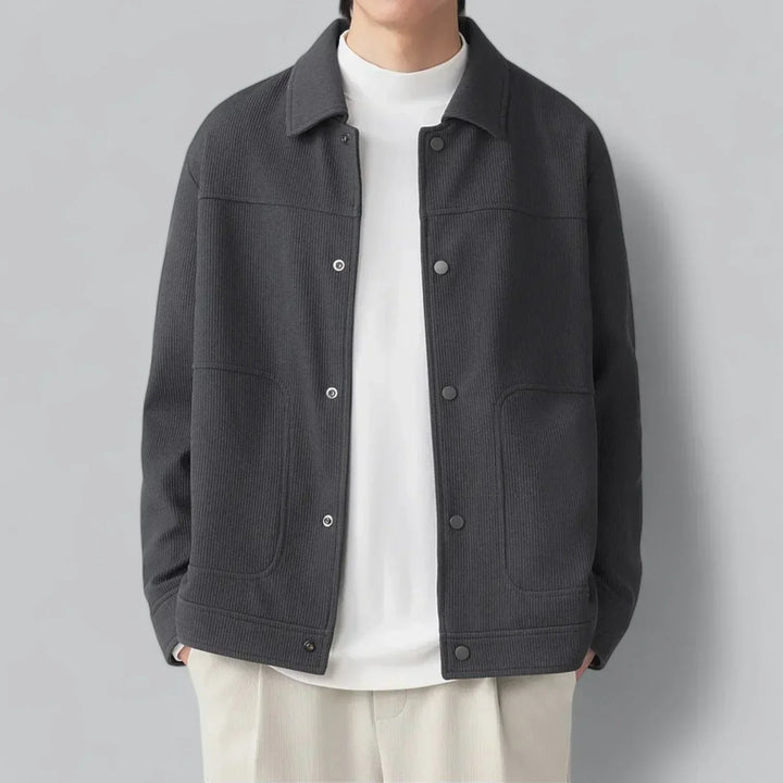 Men’s Corduroy Overshirt | Snap-Front Jacket Style | Relaxed Fit Midweight Layer