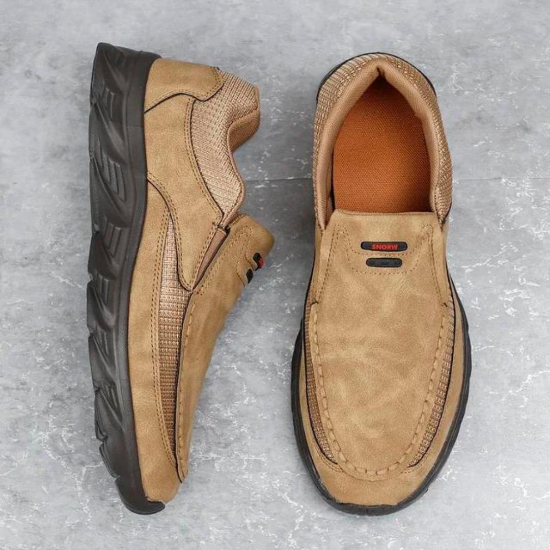 Men’s Slip-On Comfort Loafers | Cushioned Sole Walking Shoe | Casual Everyday Footwear