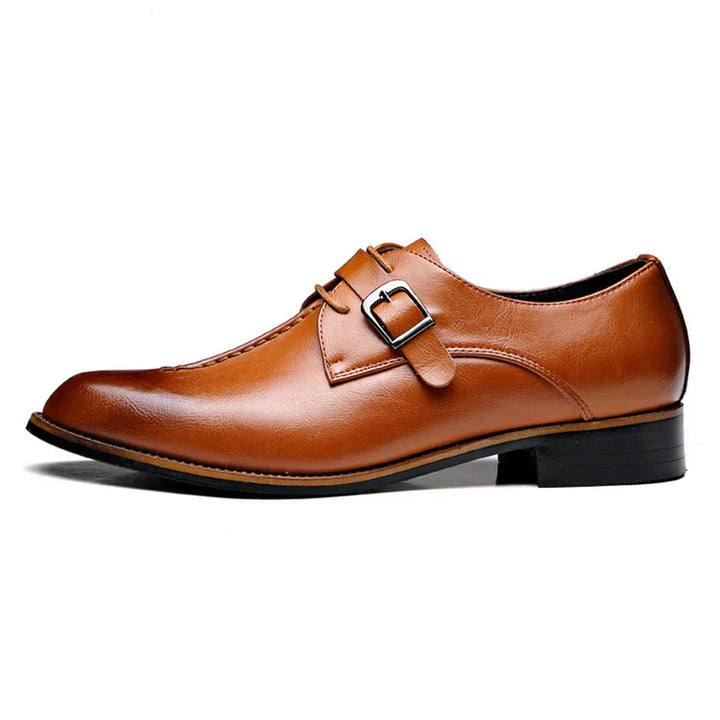 Men’s Monk Strap Dress Shoes | Polished Leather | Classic Formal Footwear