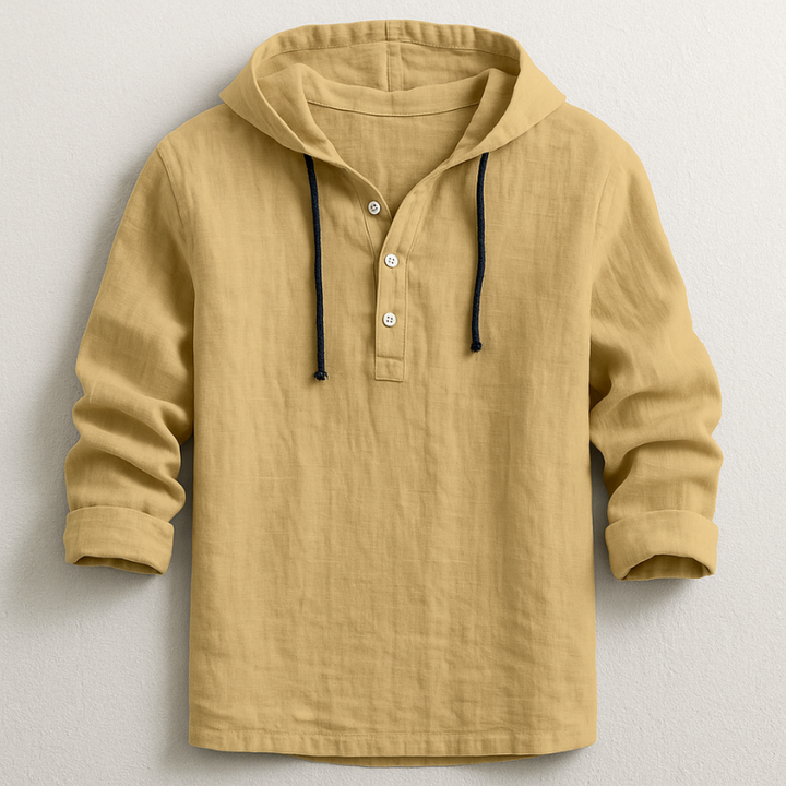 Elliot | Hooded Linen Summer Shirt