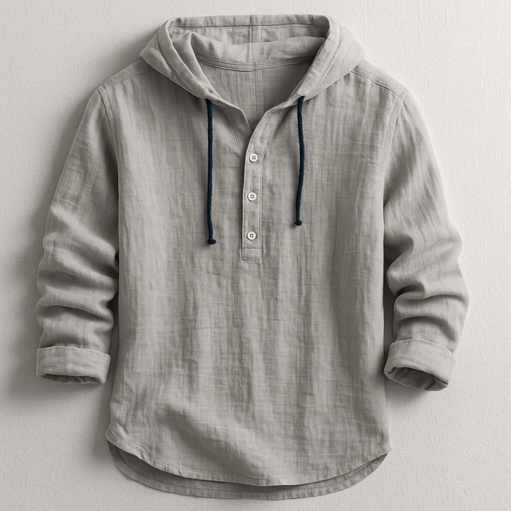 Elliot | Hooded Linen Summer Shirt