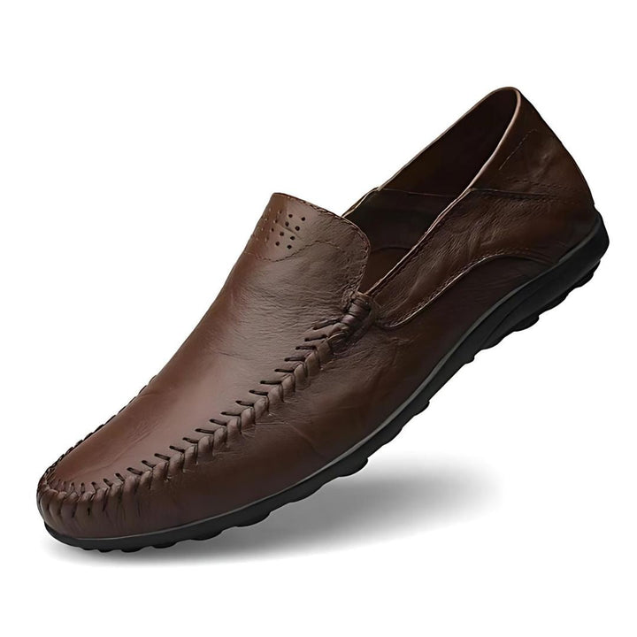 Men’s Driving Loafers | Soft Leather Slip-On | Lightweight Comfort Sole