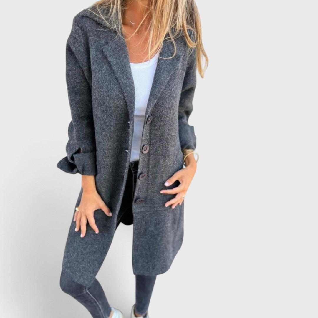 Serena – Elegant Longline Coat