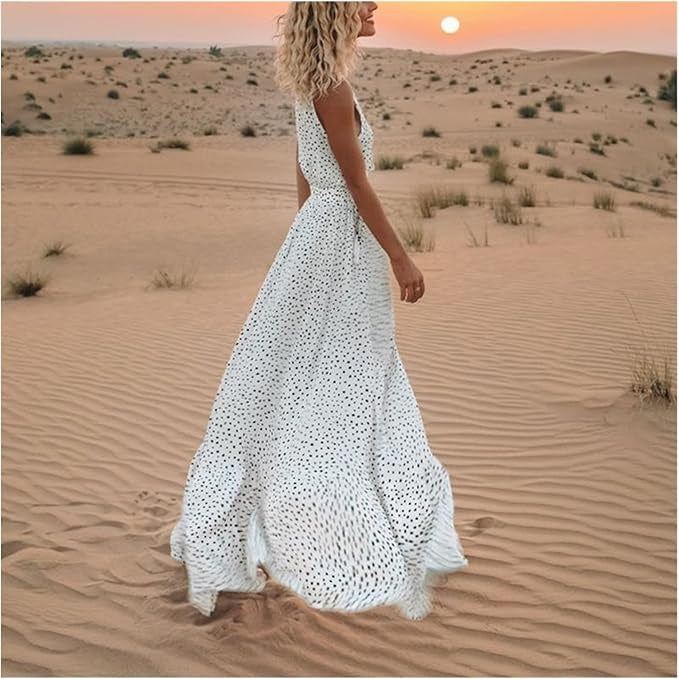 Ella – Boho Dot Day Dress