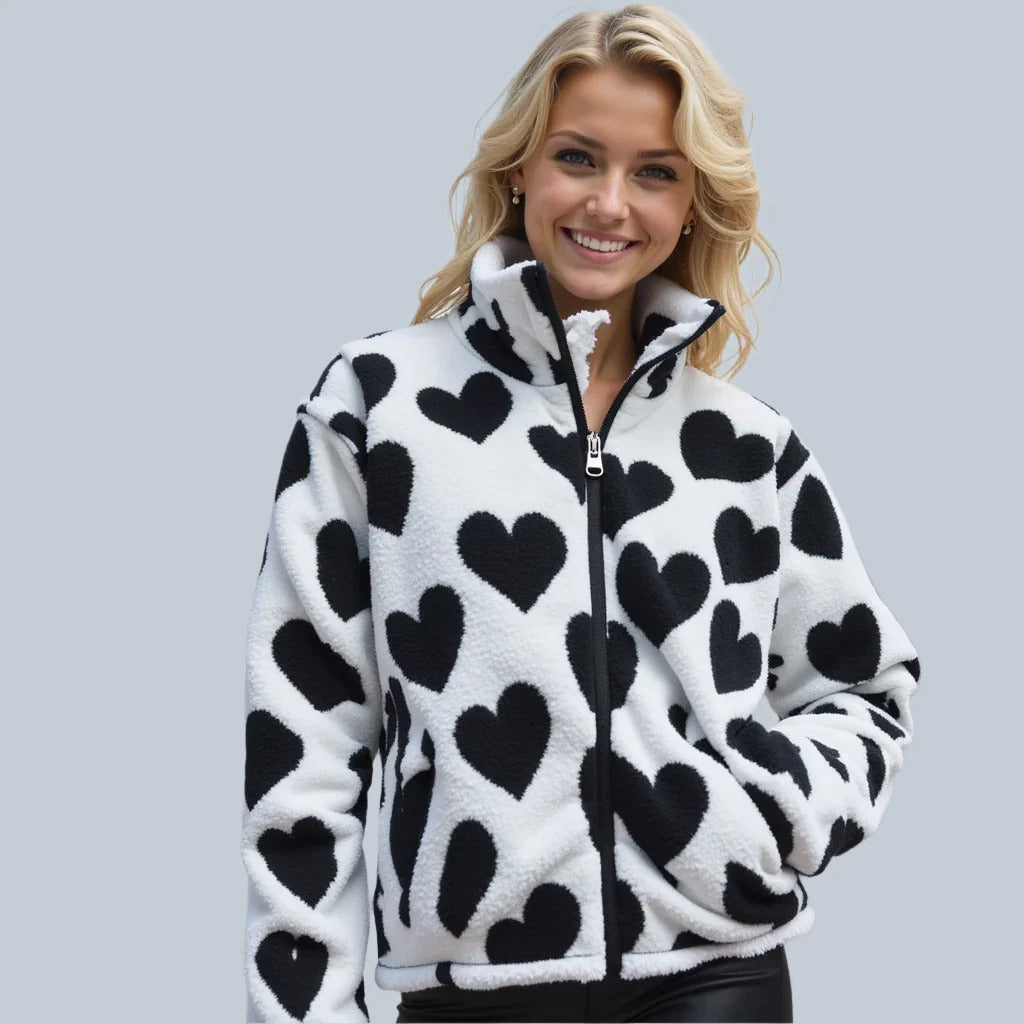 Katharina – Reversible Heart Jacket