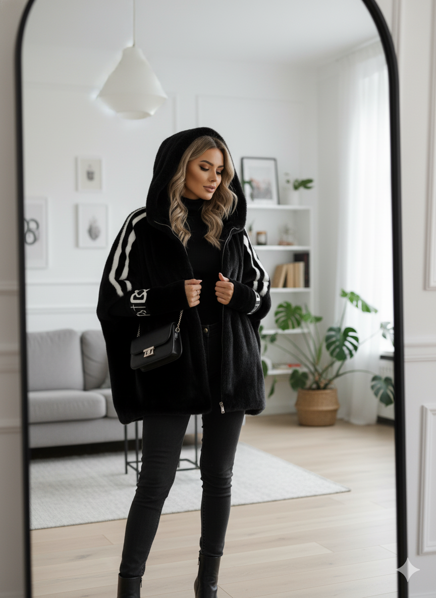 Adeline – Faux Fur Coat