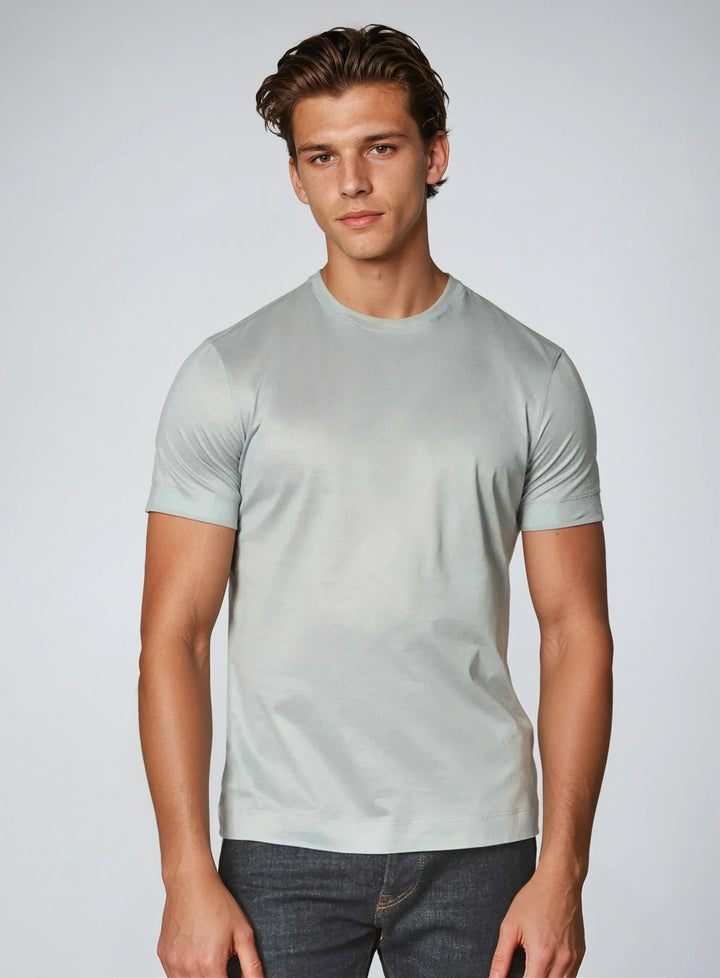 Men's Stretch Crewneck T-Shirt | Minimalist Fit | Soft Cotton Blend