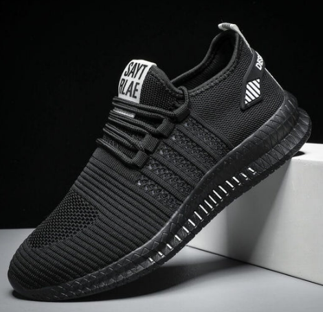 Men’s Lightweight Running Shoe | Breathable Knit Mesh | Cushioned Sport Sole