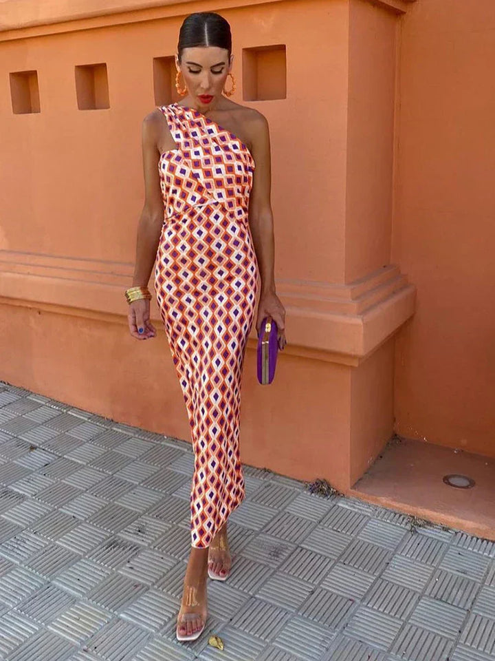 Sienna – Statement Strap Maxi Dress