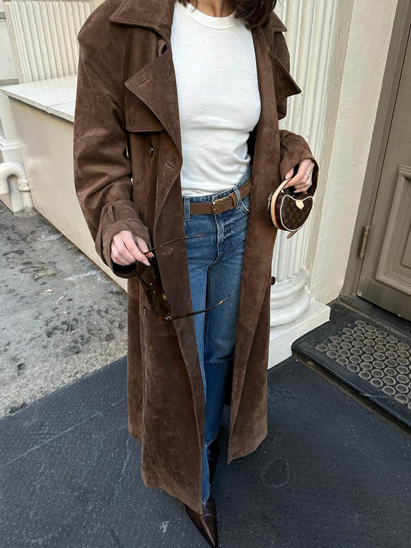 Simone – Elegant Belted Trench