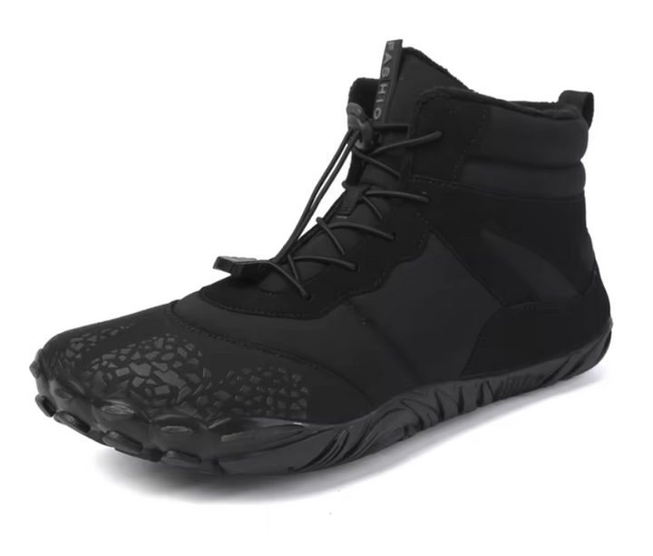Men's Minimalist Trail Boots | Lightweight High-Top Outdoor Footwear | Barefoot Grip Sole