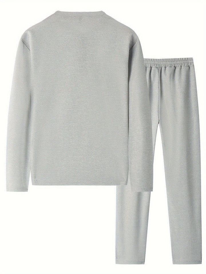 Men’s Thermal Base Layer Set | Lightweight Long Underwear | Cold Weather Essential