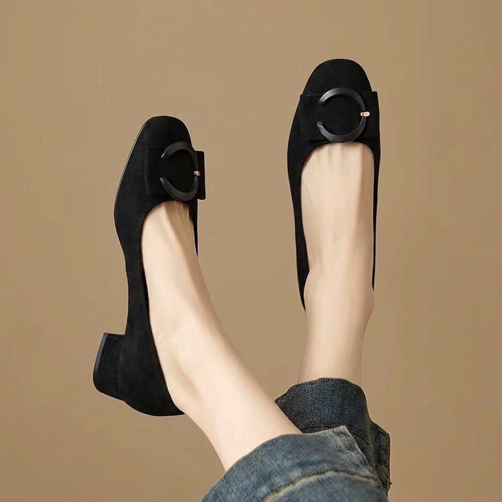 Elisa| Leather Comfort Mary Jane Flats