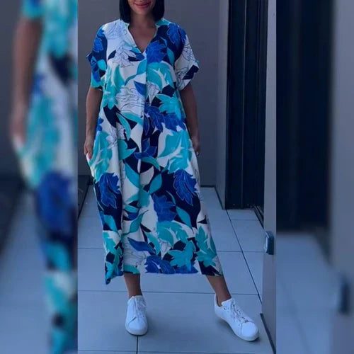 Lori – Romantic Floral Midi Dress