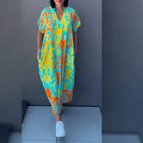 Lori – Romantic Floral Midi Dress