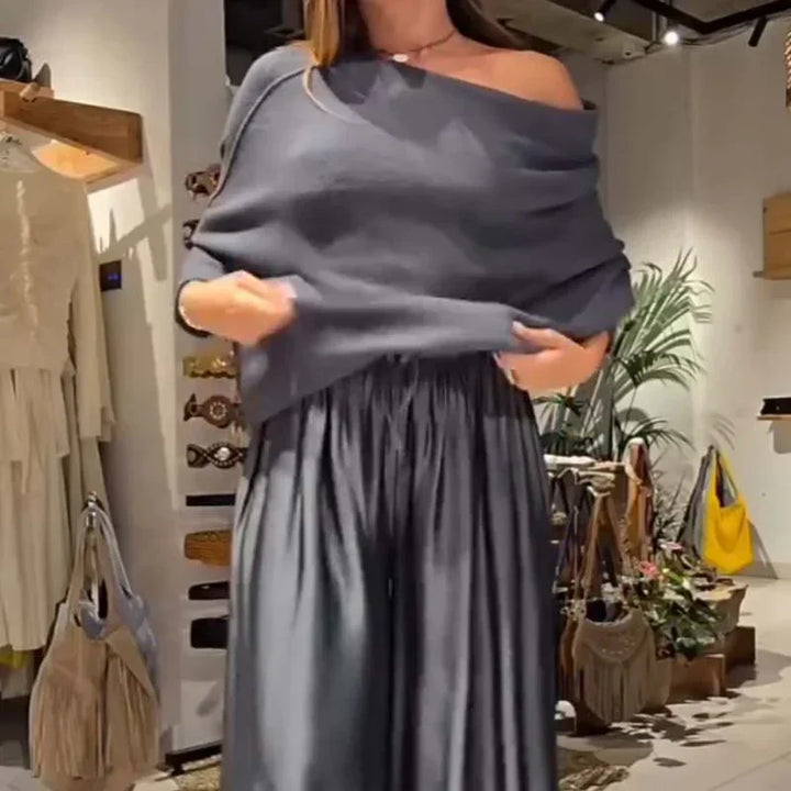 Emily – Off-Shoulder Elegant Set