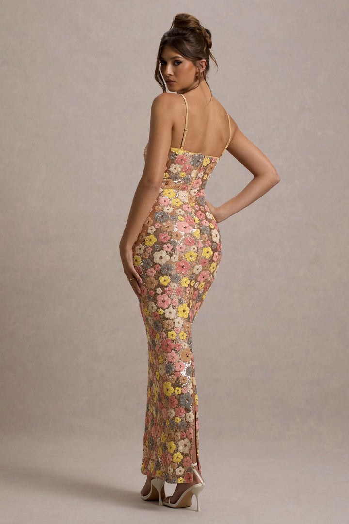 Selene – Pastel Glow Maxi Dress